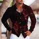 thumbnail image 1 of Nuevas camisas de manga larga de moda para hombres, camisas casuales con estampado de rayas claras, blusas de manga larga con botones para hombres, ropa de alta calidad para hombres, 1 of 6