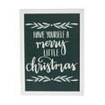 thumbnail image 2 of Have Yourself A Merry Little Christmas Green Wall Hanging Sign 15x11, 2 of 5