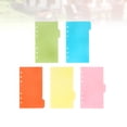thumbnail image 3 of KAKOWELY Séparateurs de Pages Colorés A5 Index Coloré Pages Classifiées Papier à Onglets 8.27"X5.59"X0.2 Pouces, 3 of 4