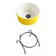 thumbnail image 1 of Comedero para Mascotas con Soporte Inclinado, Sin Derrames, Alimentación de Platos, Accesorios para Alimentos, Viaje Yinane Comedero para mascotas, 1 of 8