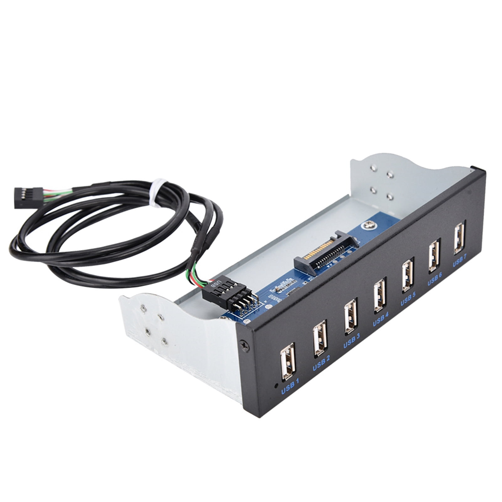 7 Port USB Hub Drive Bay, USB Hub Drive Panel  7 Port USB Hub Drive Bay  Chargers & Adapters