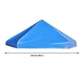 thumbnail image 3 of SXcggal Trampoline Sunshade Cloth 6 、8And 10 Feet Easy To Install Trampoline Protective Cover Tear And Weather Trampoline Protective Cover Practical Basic Protective Cover For Garden, 3 of 9