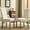 Tan, variant on Polyester Upholstery - Button Tufted Detail - Small Dining Areas - Maximize Space with Purple Chairs, Set of 2