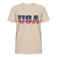 thumbnail image 3 of Joau USA 4th of July Shirts for Men American Flag Short Sleeve Crew Neck Patriotic Graphic T-Shirts Independence Day Tee Tops, 3 of 3