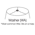thumbnail image 3 of Slant Modified Empire Linen Side Pleat Softback Lampshade with Washer Fitter, Oatmeal, 3 of 3