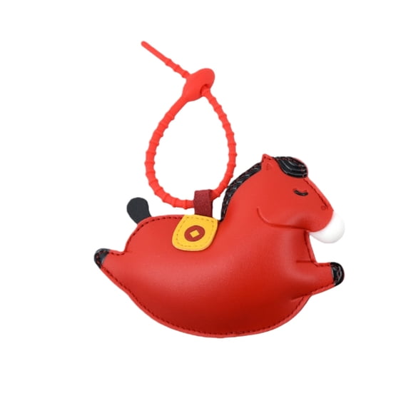 Horse Keychain Sensory Stress Pendant For Keys Charm Novelty Swinging Animal Car Hanging Ornament Beads Bracelet String Decorative Garland for Home with Lights Door Garland Wire Elastic String for