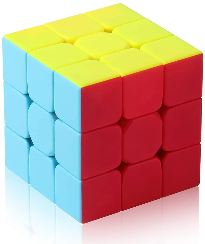 3x3 Stickerless Qiyi Warrior W Speed Magic Cube Cube Kids Adults Fun Puzzle Toys