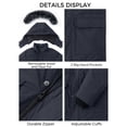 thumbnail image 5 of Wantdo Boy's Puffer Jacket Waterproof Winter Coat Quilted Winter Outerwear Jacket Gray 18-20, 5 of 8