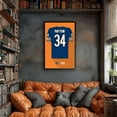 thumbnail image 2 of Walter Payton Chicago Bears Framed 14" x 20" Retired Jersey Art Print, 2 of 3
