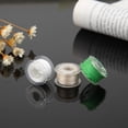 thumbnail image 2 of 20 piezas hilos de coser coloridos + 20 rejillas bobinas de máquina de coser de plástico transparente Likrtyny decoración de arte, 2 of 6