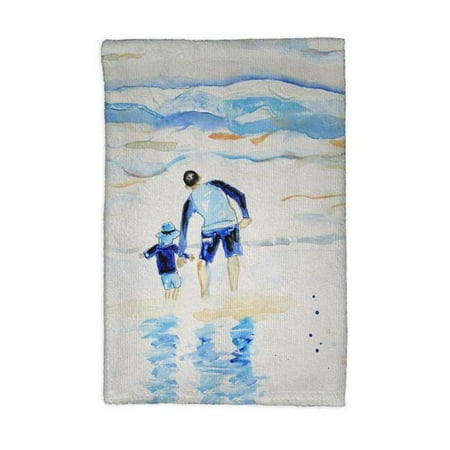 

Betsydrake KT897 16 x 25 in. Facing the Waves Kitchen Towel