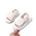 thumbnail image 4 of Bixock Toddler Boys Sandals,Sandals for Boys,Kids Shoes Boys Solid Color Canvas Open Toe Sandals Soft Sole Toddler First Beach Summer Shoes, 4 of 6