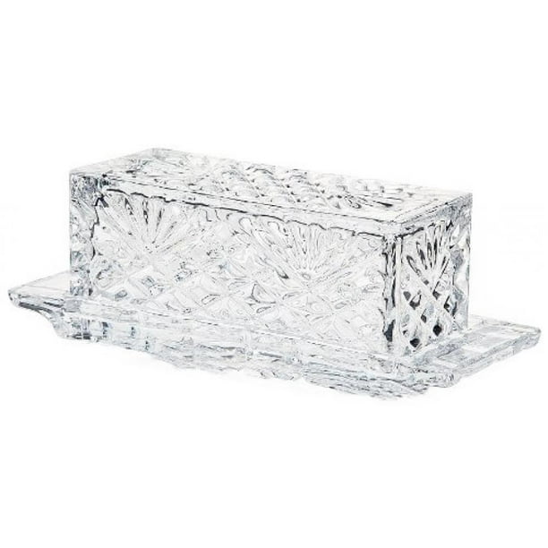 Godinger Silver Pineapple Crystal Butter Dish