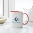 thumbnail image 4 of CafePress - I Love Penguins Mugs - 11 oz Ceramic Mug - Novelty Coffee Tea Cup, 4 of 4