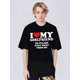 thumbnail image 1 of Playera Hombre The LabelMen's Casual Short Sleeve Crew Neck "I Love My Hot Girlfriend" T-Shirt for Summer and Spring Clothing Tee For Adult, Men, Women, Teen, Teenager, Adolescent, YouthFather's Day, 1 of 8
