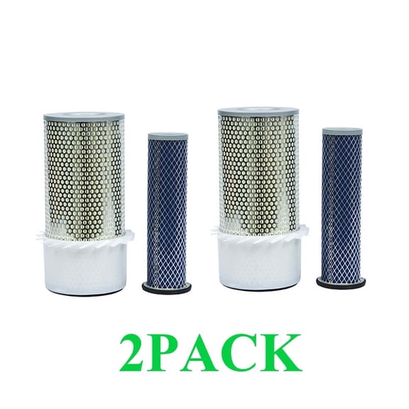 2 Air Filter Kit Fit Bobcat 641 643 645 741 743 751 753 763 773 6598492 6598362