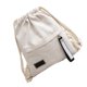 thumbnail image 3 of Jumpingount Bolsa con cordón Suministros de viaje Artesanía Exquisitos accesorios para exteriores resistente Saco de lona Mochilas escolares Mochilas Blanco Jumpingount AP007217-03, 3 of 6