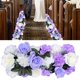 thumbnail image 1 of Decoración de pared en 3D, flores de , fondo de pared artificiales para decoración de habitación de uñas de guardería, Violeta Macarena Paneles de pared de flores, 1 of 7