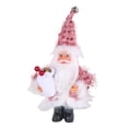 thumbnail image 4 of Decoración Colgante para árbol de Navidad, Adorno Navideño, Novedad, Estatuilla de Papá Noel, Colgantes, Accesorio para Festival de año Nuevo Sombrero de lentejuelas rosa, 4 of 8