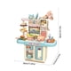 thumbnail image 3 of Juguetes de piscina, juego de cocina para bebés, 33 piezas, cocina de juguete con vapor realista y luces, juego de rol, juego de simulación de comida y cocina, juego de accesorios de cocina para casa, 3 of 6
