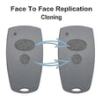 thumbnail image 4 of 433MHz fixed code garage door opener transmitter key fob compatible with 302 304 313 220 250 252 models, 4 of 5
