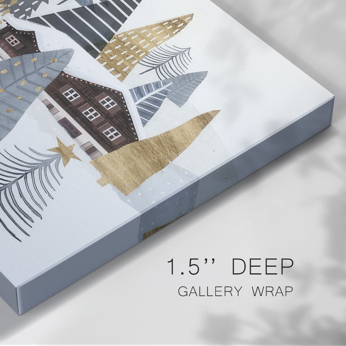 Christmas Chalet Collection A- Gallery Wrapped Canvas