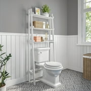 RiverRidge Amery Freestanding Ladder Spacesaver with 3-Shelves, White