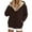Coffee, variant on Zip Up Hoodies Womens Fleece Sherpa Lined Plush Velvet Jackets Winter Thick Coats with Pocket Casual Hooded Sweatshirt Trendy Clothing