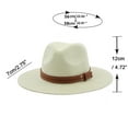 thumbnail image 3 of Packable Sun Hats for Women Travel Sun Hat Stylish Sun Hats For All Seasons Trendy Vacation Accessory Featuring A Leather Strap Design For Casual Outings And Outdoor Adventures, 3 of 3
