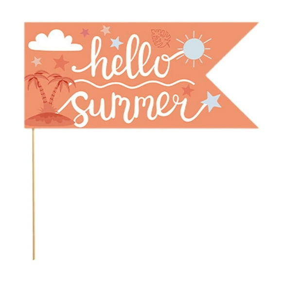 Summer Theme Party Flags With 12 Cards And Wooden Sticks For Events & Celebrations Event Horizon Dvd Event Tables And Chairs Bulk Party Dress for Women Sexy Elegant Event Horizon 4k Memorial Day Event