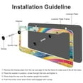 thumbnail image 4 of 2 Pack Abstract Rainbows License Plate Frames Color Abstract Car License Plate Frame Metal 2 Hole for Girl Women Men Vehicles, 4 of 6