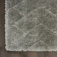 thumbnail image 5 of Nourison Luxurious Shag Modern Contemporary Grey 4' x 6' Area Rug, (4' x 6'), 5 of 10