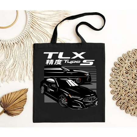 vintage TBag perfect for everyday wear  sports  and more  Acura Tote Bag TLX Type-S Majestic Black Car Racing Bag Car Lover Gifts Race Day Bag Car Drifting Bag Car Enthusiast Bag-TH22668