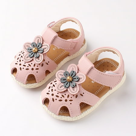 

Spring And Summer Boys And Girls Toddler Sandals Flowers Hollow Light Breathable And Comfortable