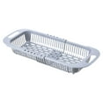 thumbnail image 4 of Cesta de drenaje con orificio de drenaje, colador multifuncional para almacenar frutas, cocina Gris, 4 of 5