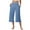 A_ Blue, variant on Olyvenn Women's Cropped Pants Wide Leg Summer Capris High Waisted Casual Flowy Pants Comfy Loose Fit Beach Dress with Pockets Mint Green S