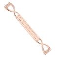 thumbnail image 3 of BRIGHTFUFU 1 correa de reloj inteligente tipo X de 20 mm con incrustaciones de diamantes de imitación, correa de reloj de repuesto compatible con reloj (oro rosa), 3 of 8