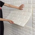 thumbnail image 3 of 5-30pcs 35cm*30cm DIY Self-adhesive 3D Wall Stickers For Bedroom Waterproof Home Decor Background Foam Brick Wallpaper, 3 of 10