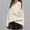 White, variant on Women's Casual Loose Cardigan Sweater Jacket, Open Front Knit Cardigan for Ladies