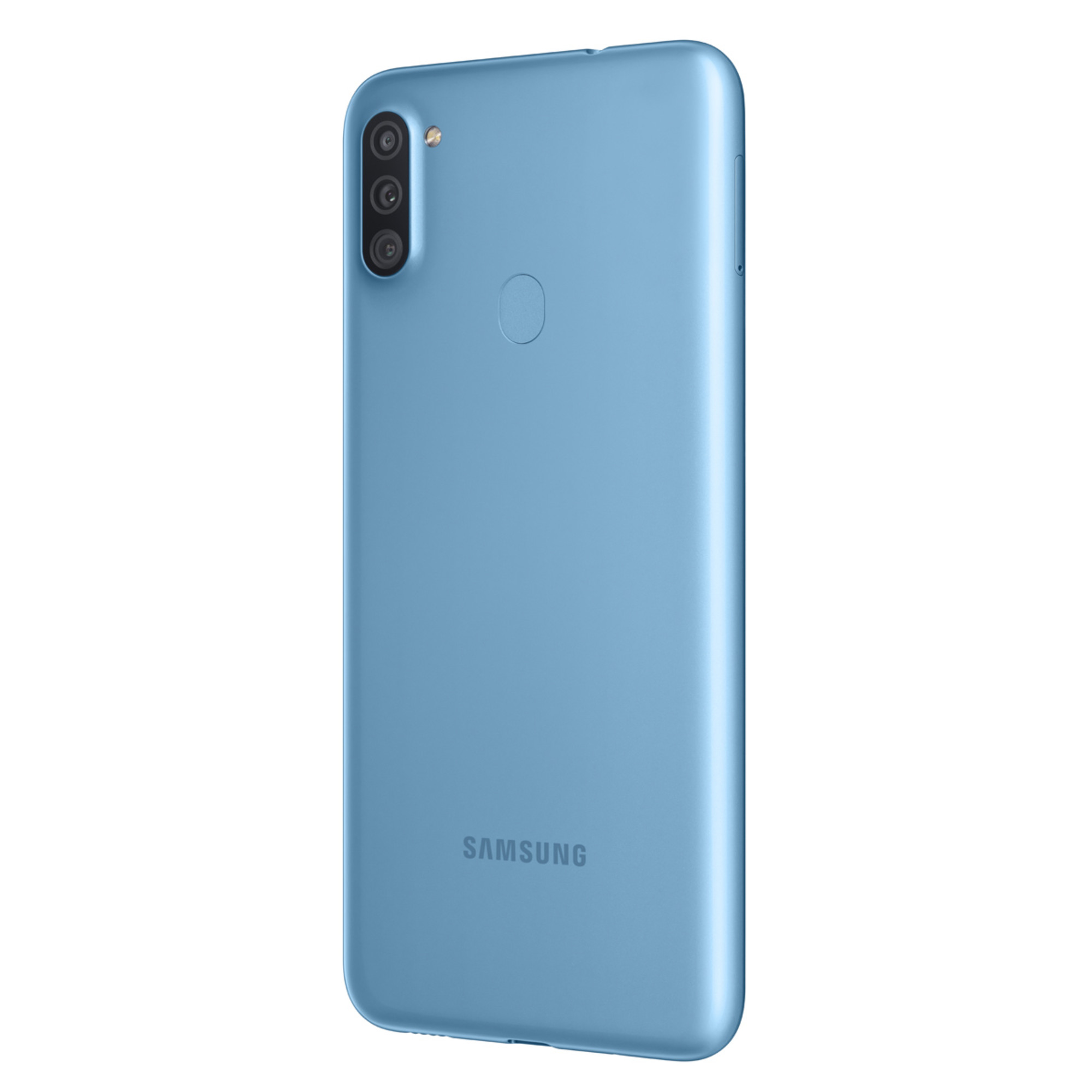 Samsung Galaxy A11 (32GB, 2GB) 6.4" Dual SIM GSM Global Unlocked, 4G LTE International Model (T-Mobile, AT&T, Metro, Straight Talk) A115M/DS (Blue) - image 2 of 4