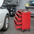 thumbnail image 2 of Ktaxon 4-Drawer Tool Chest Rolling Tool Cabinet with Wheels for Home Improvement, Auto Mechanics, 2 of 13