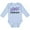 AE-Light Blue, variant on Inktastic Colorado Columbine Flowers Boys or Girls Long Sleeve Baby Bodysuit