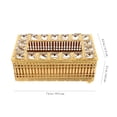 thumbnail image 2 of unbranded Cubre Caja De Pañuelos Dorado Estilo Europeo Para Almacenamiento Y En El Hogar, 2 of 6
