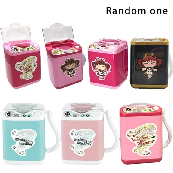 Mini Powder Puff Child Sponge Electric Washing Plastic Makeup Tools Cleaning