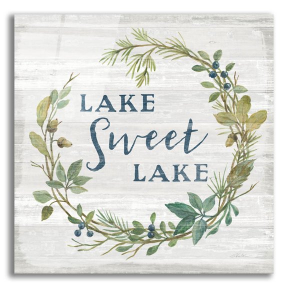 Epic Art 'Lakeside Retreat V' by Silvia Vassileva, Acrylic Glass Wall Art, 12"x12"