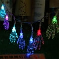 thumbnail image 7 of Halloween String Lights, 8.2ft 20 LED Skeleton Hand String Lights Battery Operated, Halloween Lights Indoor & Outdoor for Cosplay Party Garden Yard Halloween Decor Home, 7 of 7