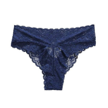 

Seamless Thongs for Women Comfortable Playful High Waist Hollowed Out Underwear Stretch Briefs