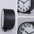 thumbnail image 4 of Silent Analog Alarm Clock,black Metal Large 3d Digits,non Ticking, 4 of 4