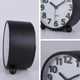thumbnail image 4 of Silent Analog Alarm Clock,black Metal Large 3d Digits,non Ticking, 4 of 4