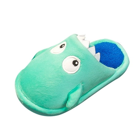 

NECHOLOGY Slip on Boot Slippers Fashion Cute Autumn And Winter Boys And Girls Slippers Flat Bottom Girls House Shoes Shoes Green 12 Months